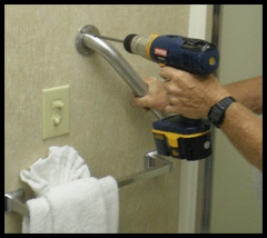 shower handrail